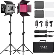 GVM 880RS RGB LED Studio 2-Video-Light-Kit