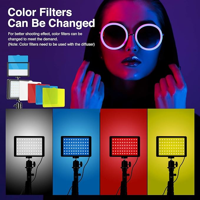 NEEWER ZC-10S 2 Pieces Pro USB Table Top LED Light Kit