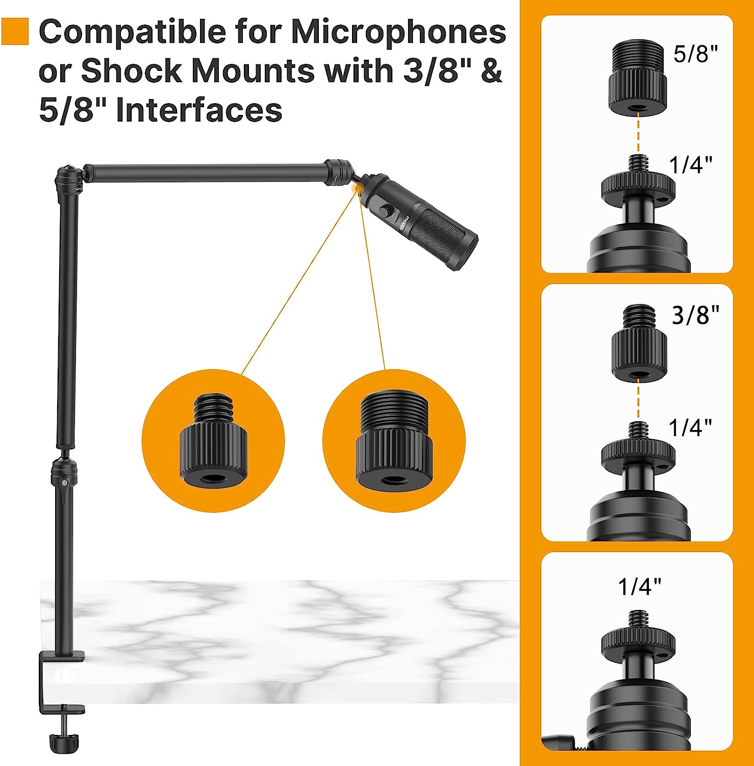 Ulanzi LS08 Flexible Overhead Camera Mount Desk Stand