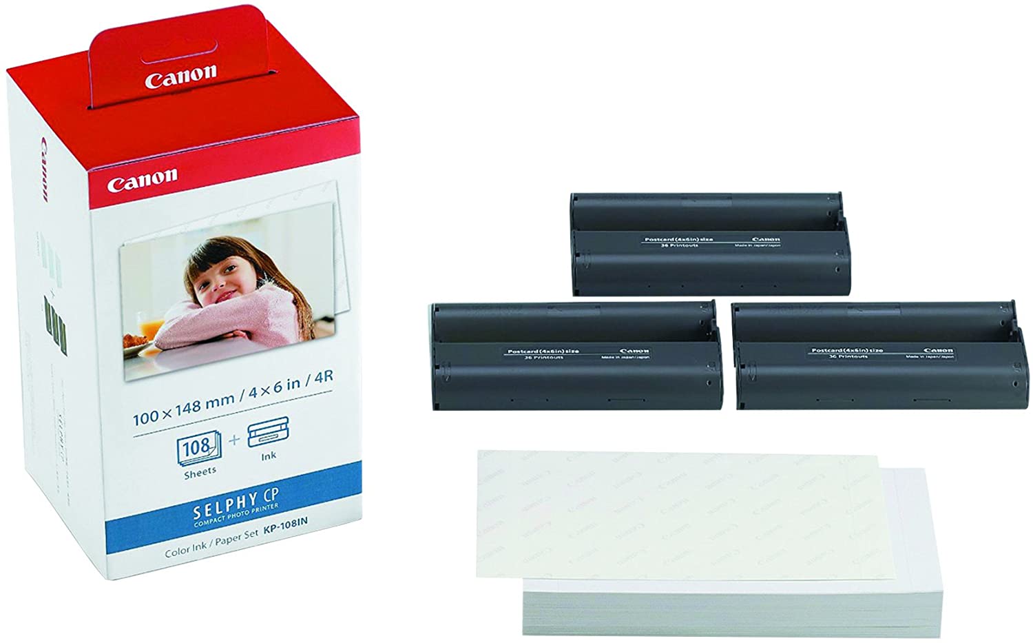 Canon KP-108IN Color Ink/Paper Set