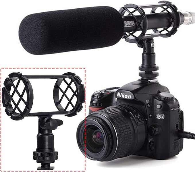 BOYA BY-C04 ON-CAMERA SHOCK MOUNT FOR SHOTGUN MIC