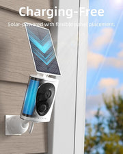 VIRTAVO 2K Solar Powered Security Camera (SOLAR FLASK)