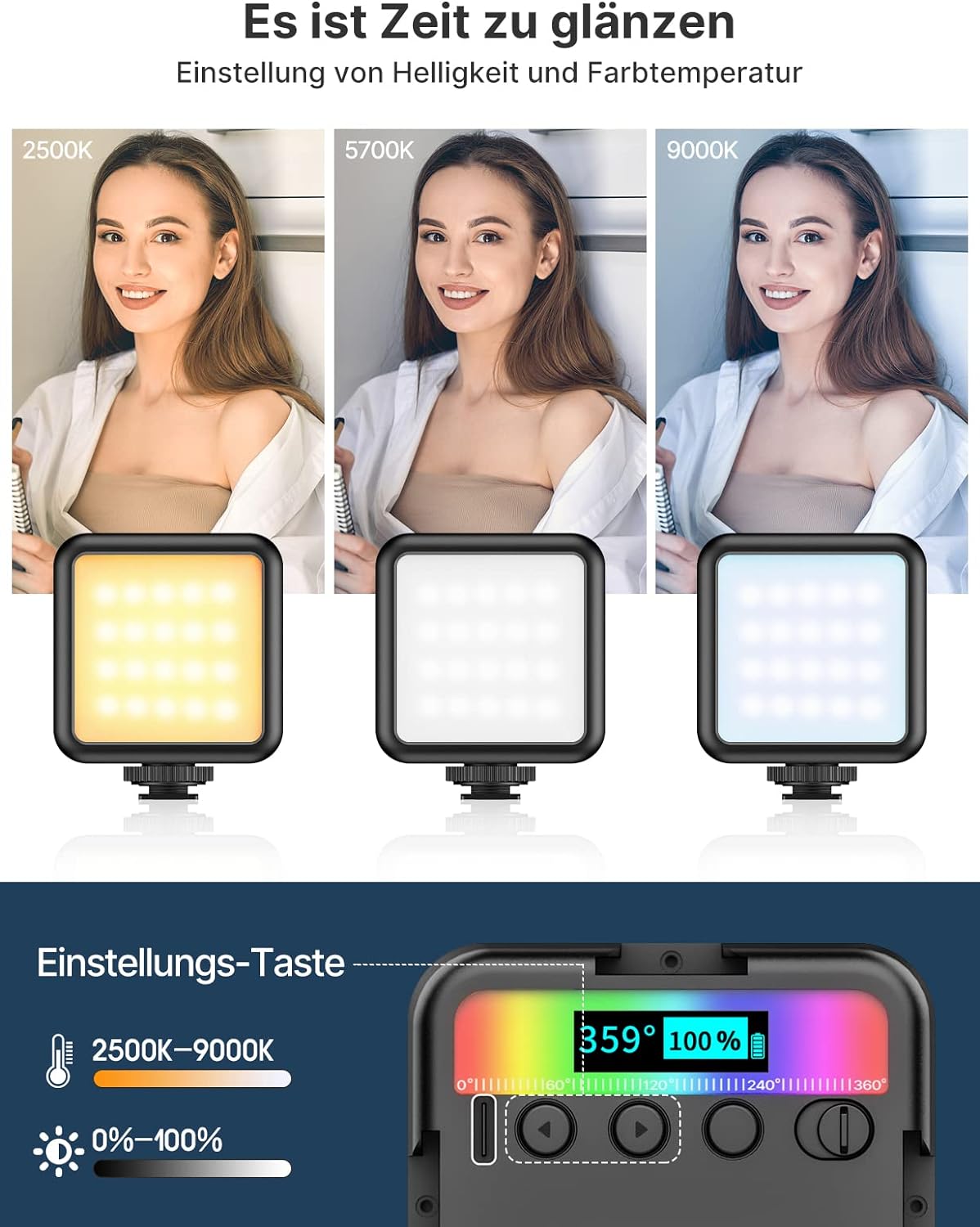 PROMAGE RGB VIDEO LIGHT PM20 R