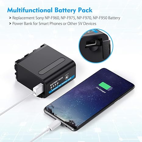 DBK BATTERY WITH USB CONNECTER  DC F970