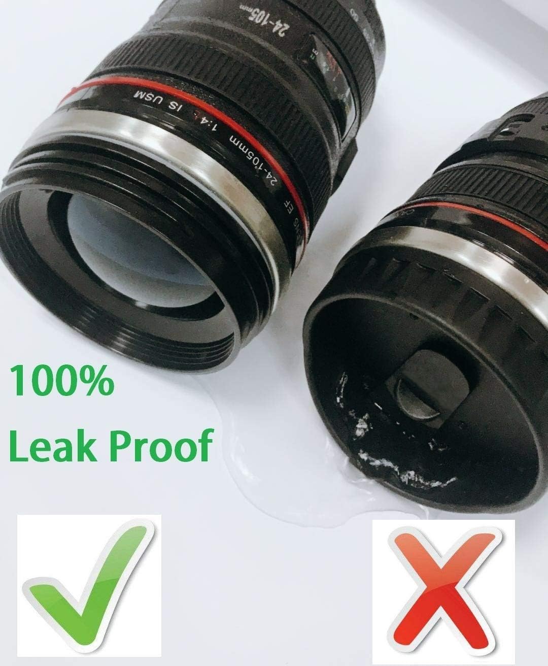 PROMAGE LENS CUP FOR DRINKING HOT COLD COFFEE BEVERAGE
