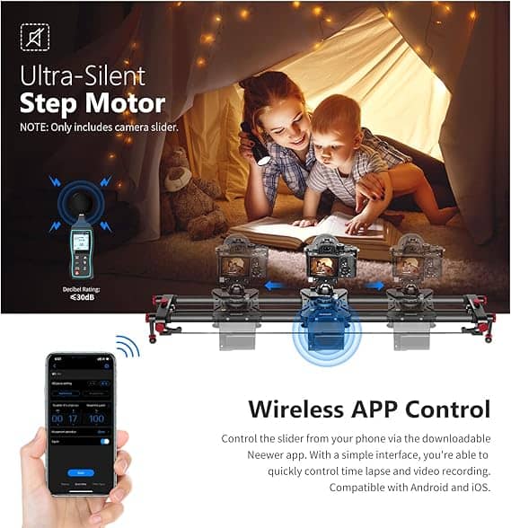 NEEWER ER1-100 100cm App Electronic Video Slider