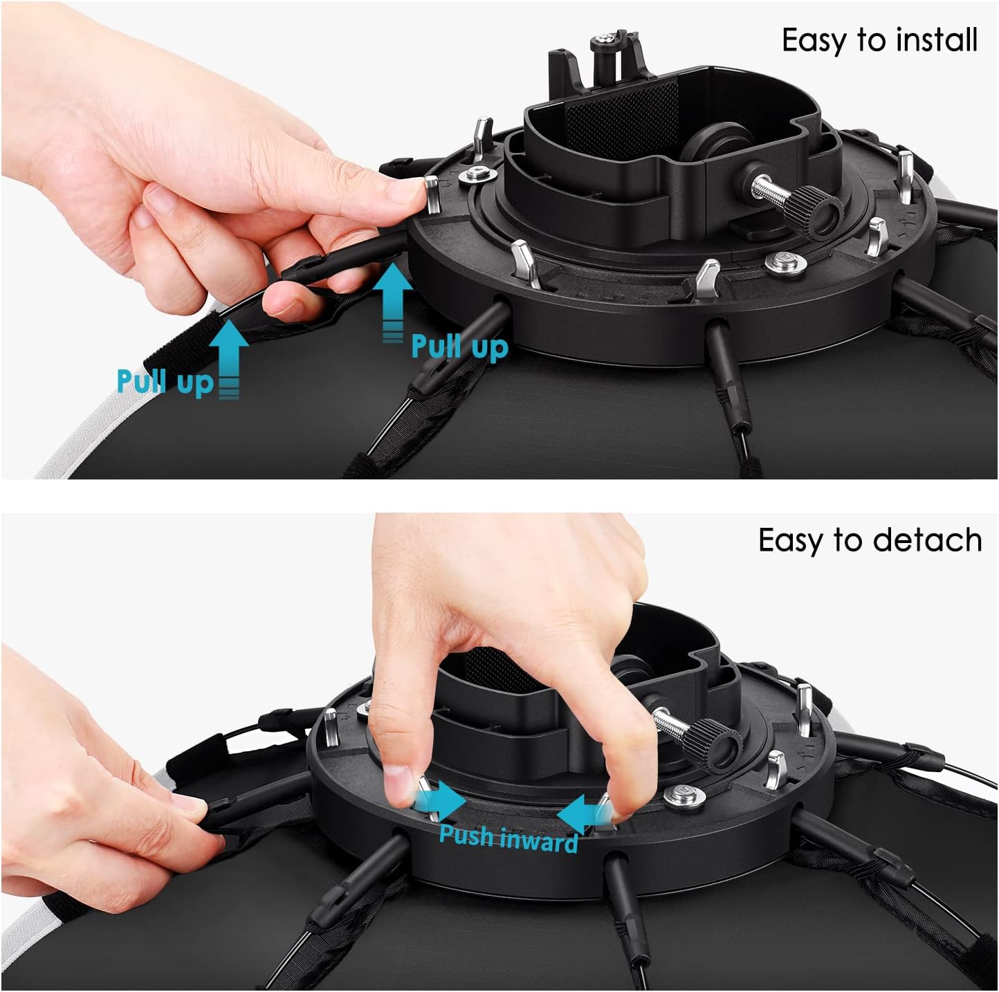 NEEWER 26''/65CM Octagonal Softbox Quick Release with S-Type Bracket Mount