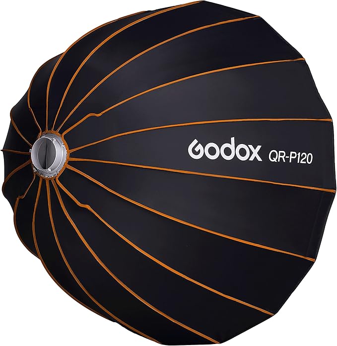 Godox Quick Release Parabolic Softbox 120 CM Bowens mount with Grid