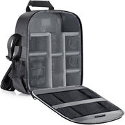 Neewer Multi-Function Backpack for Cameras and Accessories (Gray Interior)