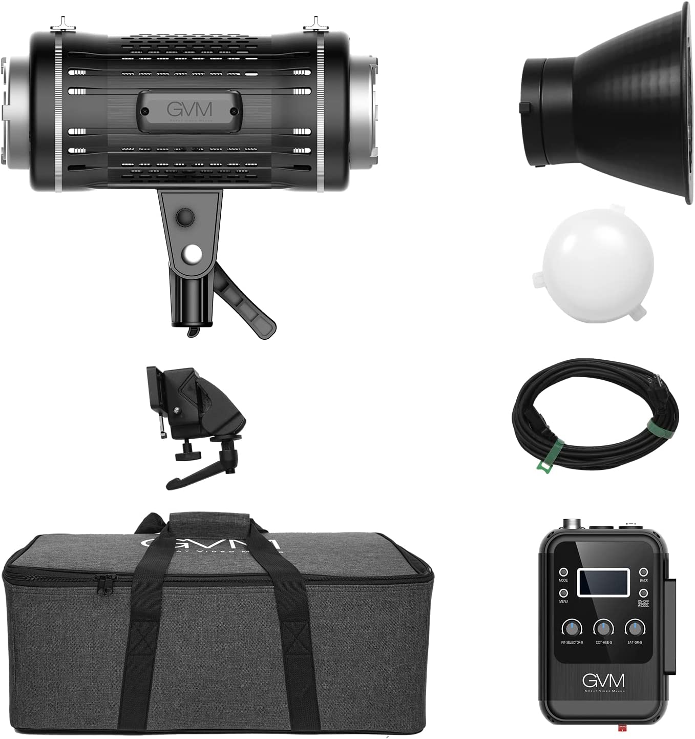 GVM ST100R LED RGB and Bi-Color Double-Headed Video Light (100W)