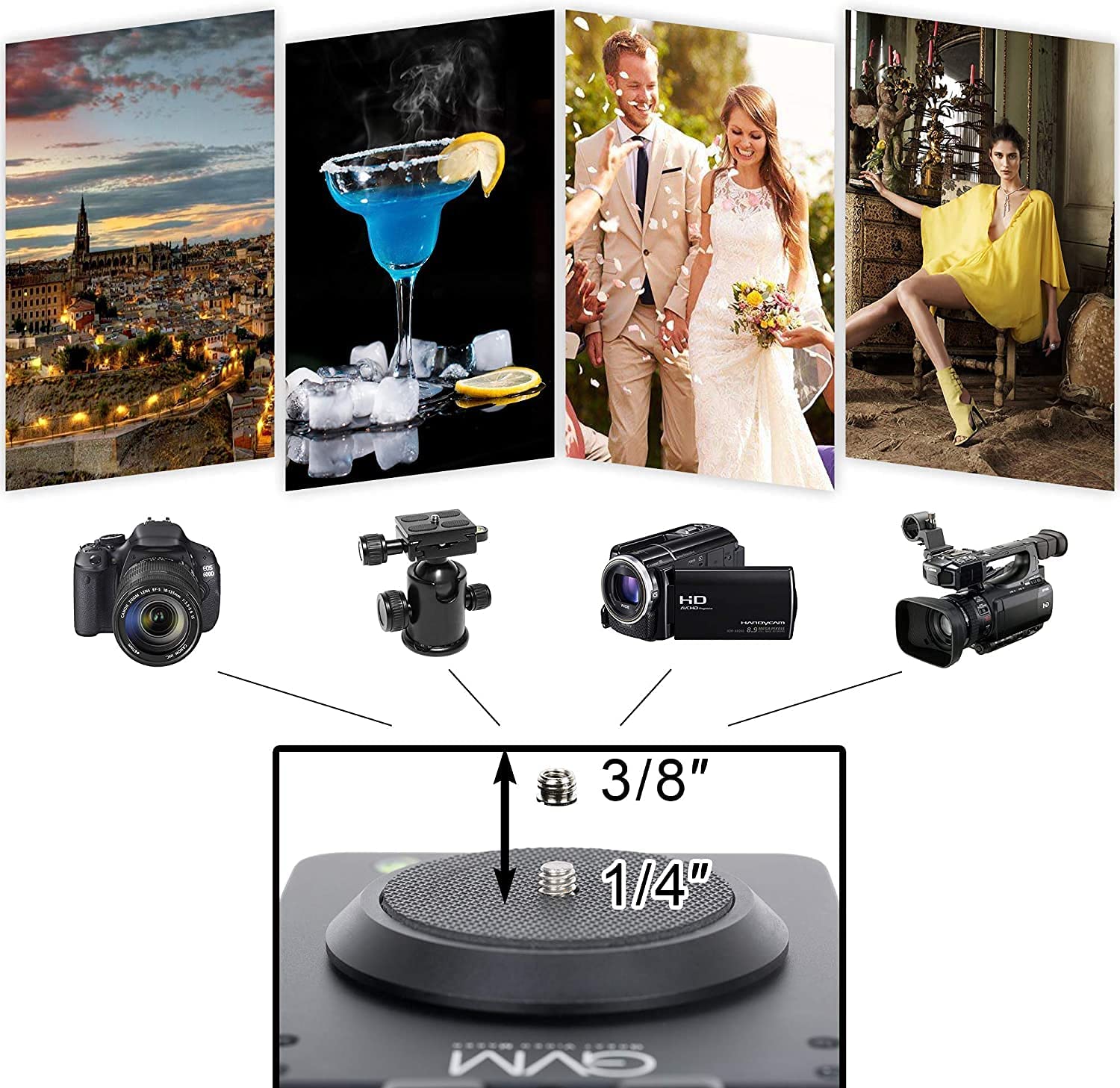 GVM-1.5D 120cm Professional Wireless Video Carbon Fiber Motorized Camera Slider With Bluetooth Remote