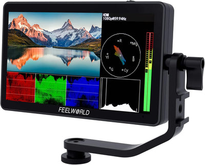 FEELWORLD F6 Plus V2 6″ 3D LUT 4K HDMI On-Camera IPS Monitor