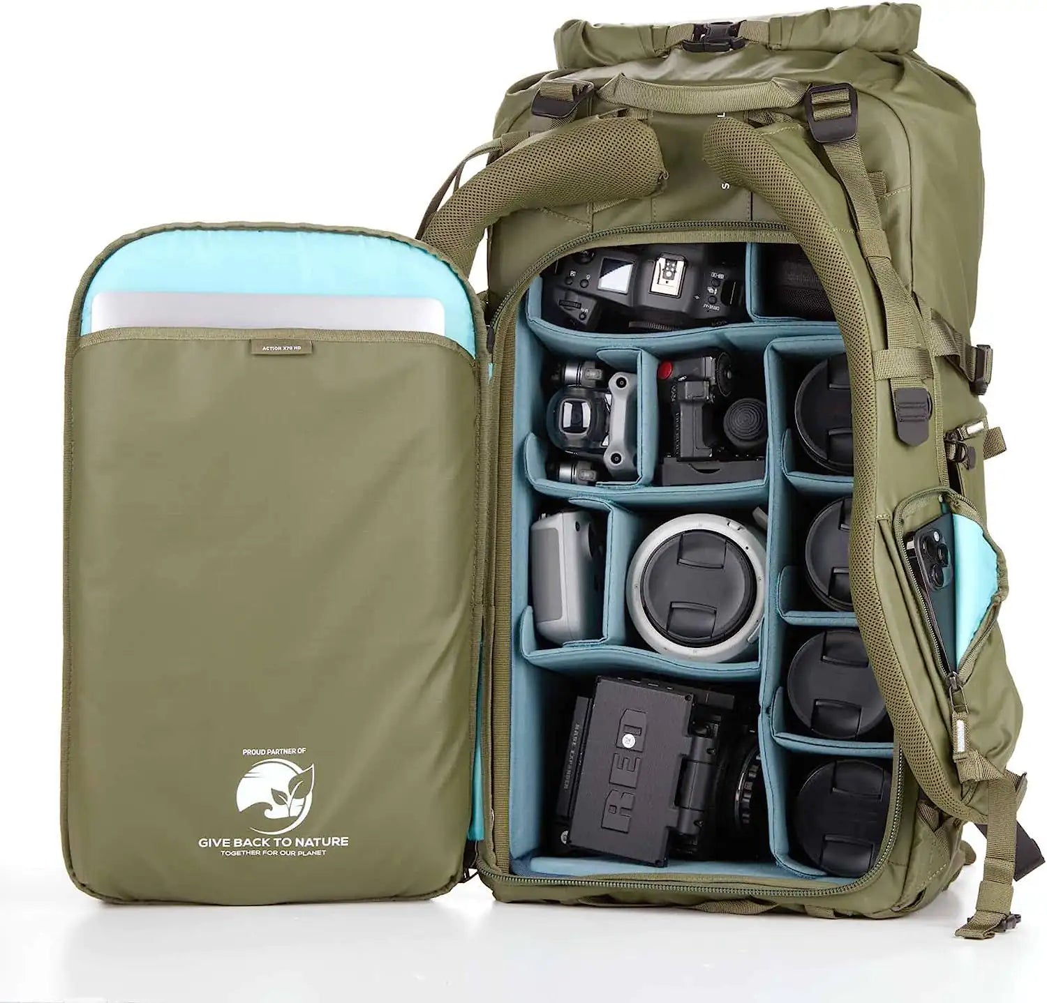 Shimoda Action X70 HD Starter Kit (W/XL DV CORE UNIT) - ARMY GREEN (520-145)