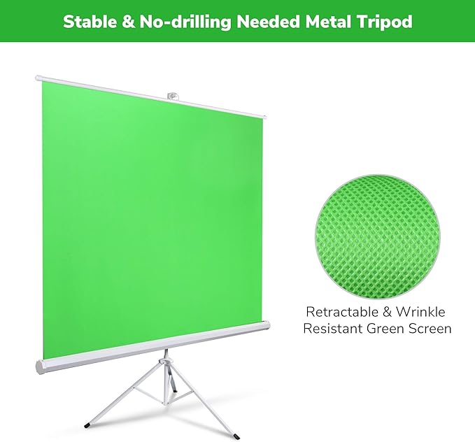 PROMAGE PM-G150TS GREEN SCREEN WITH TRIPOD STAND 150X200CM