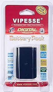 VIPESSE DMW-BLF19 Battery for Panasonic Lumix DMC-GH3, DMC-GH4, DC-GH5, DC-GH5S, DC-G9