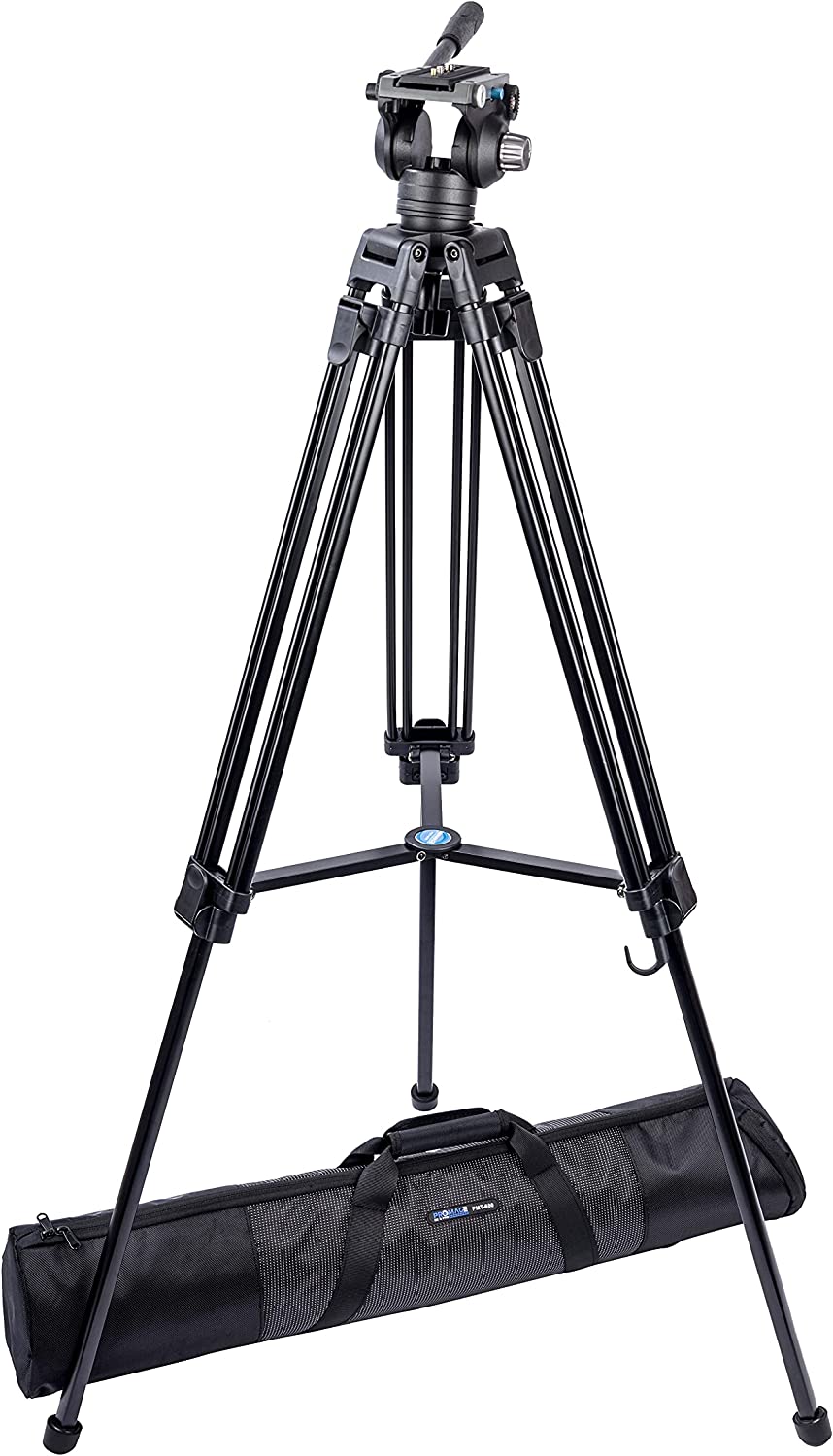 Canon XA55 UHD 4K30 Camcorder + Promage Professional Tripod PMT-600 + Bag 3010