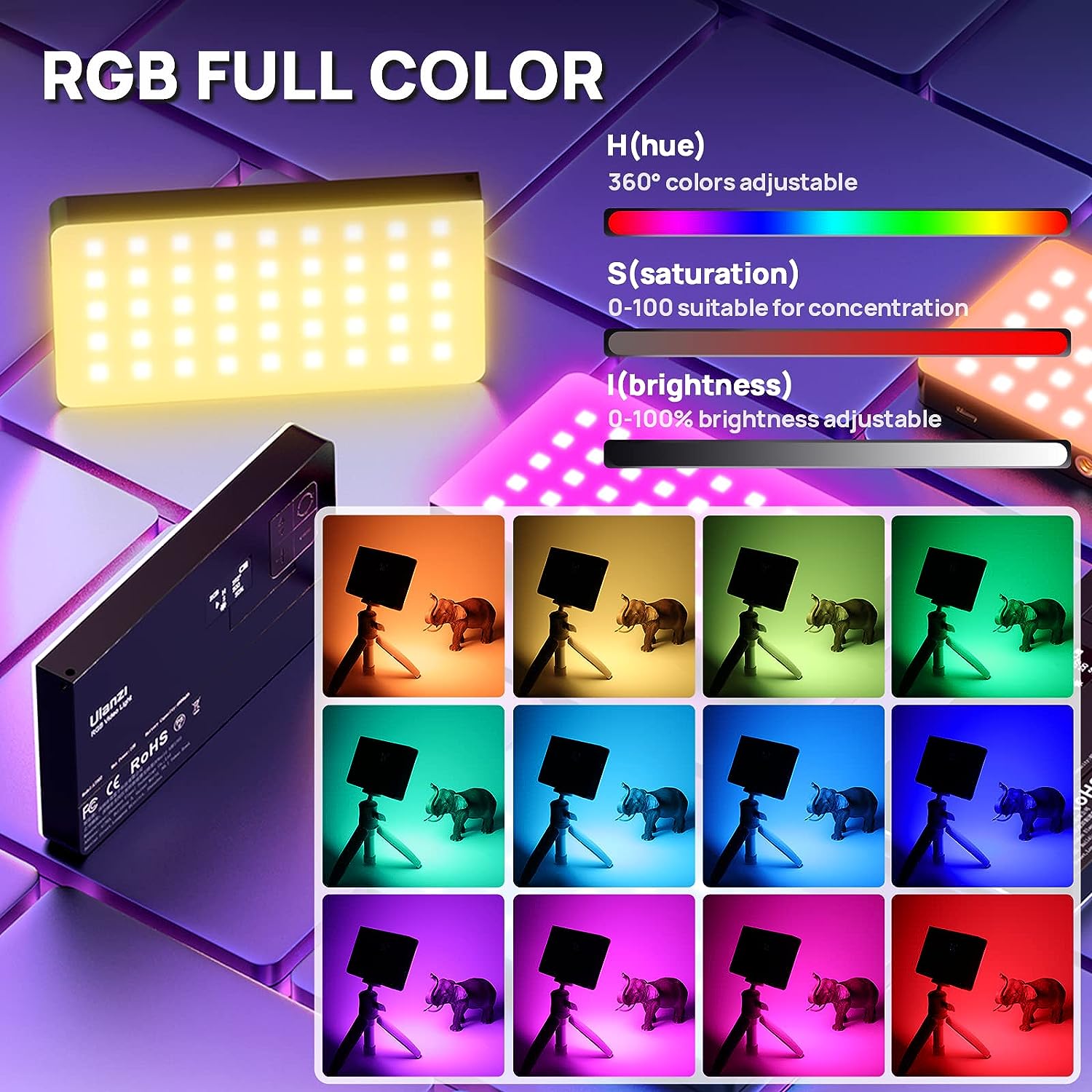 ULANZI LT002/PL-01 RGB VIDEO LIGHT