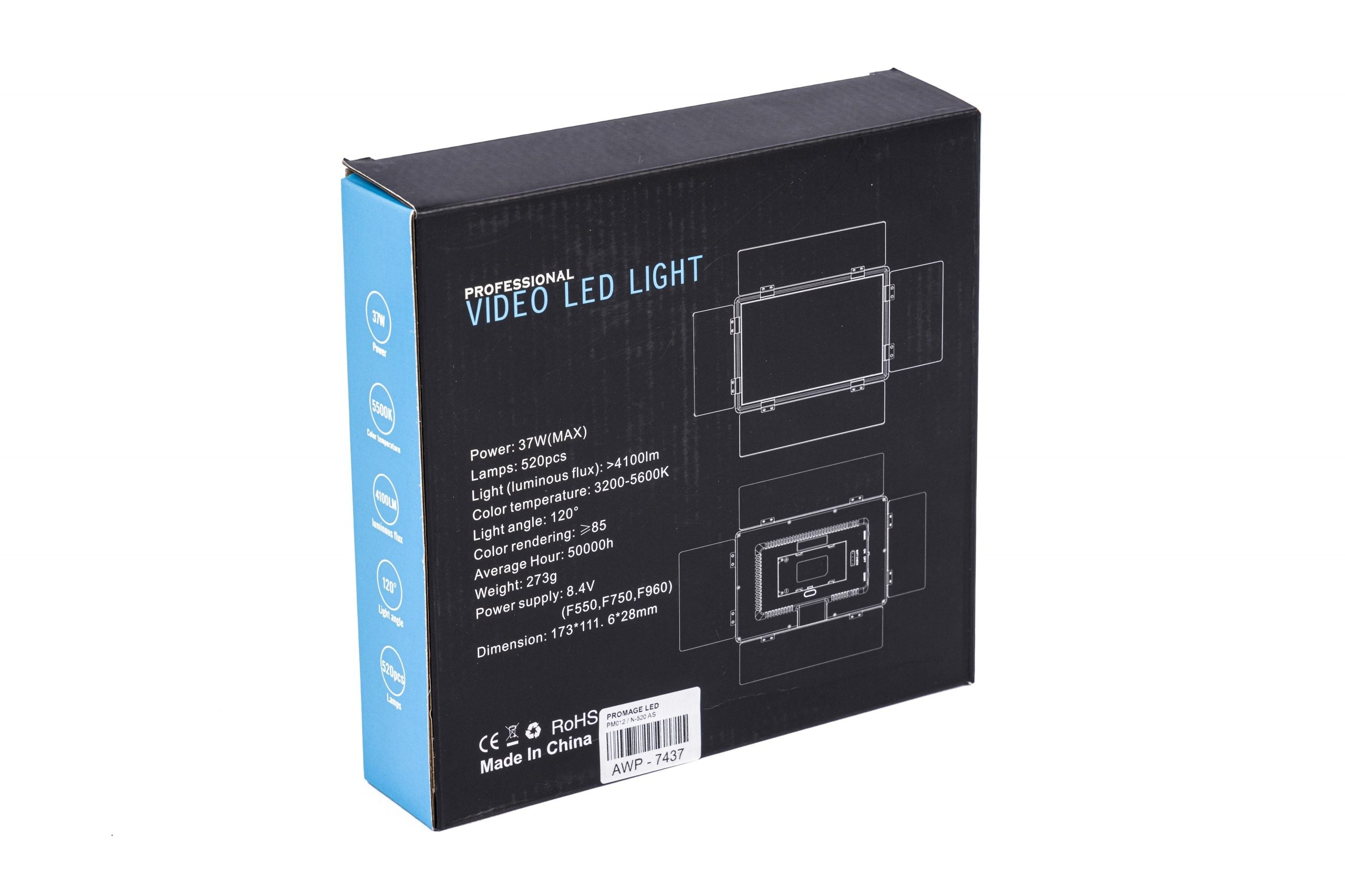 PROMAGE PROFESSIONAL VIDEO LIGHT PM 012 /N-520 AS