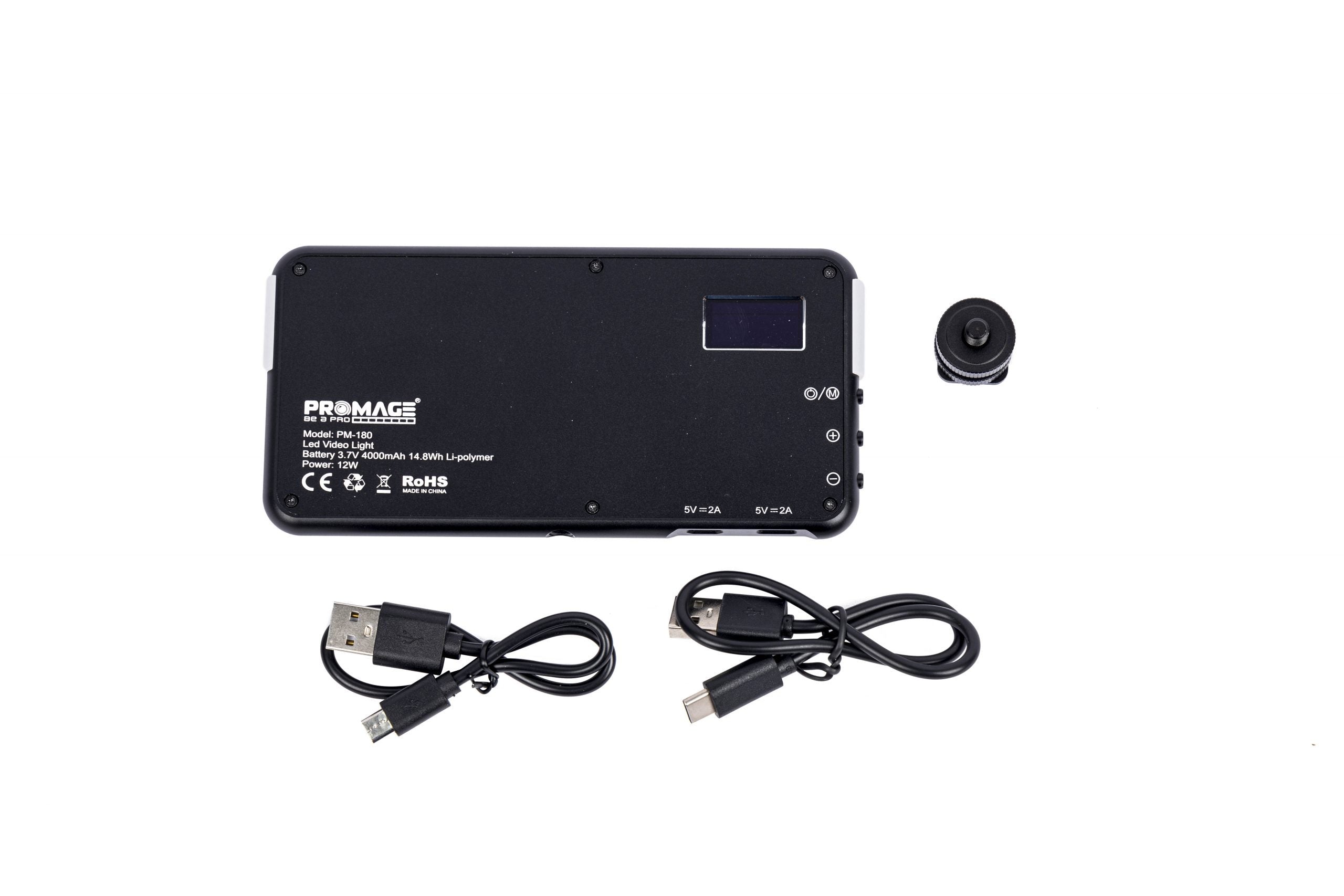 PROMAGE Professional Video Light Led PM-180B (Black)