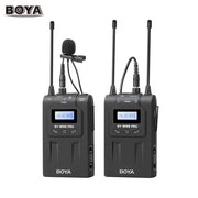 BOYA BY-WM8 Pro-K1 UHF Dual-Channel Wireless Lavalier System