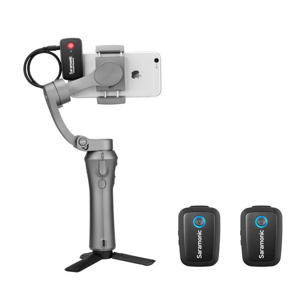 Saramonic Blink 500 B2 Ultracompact 2-Person Wireless Clip-On Mic System With Lavaliers &amp; Dual Receiver