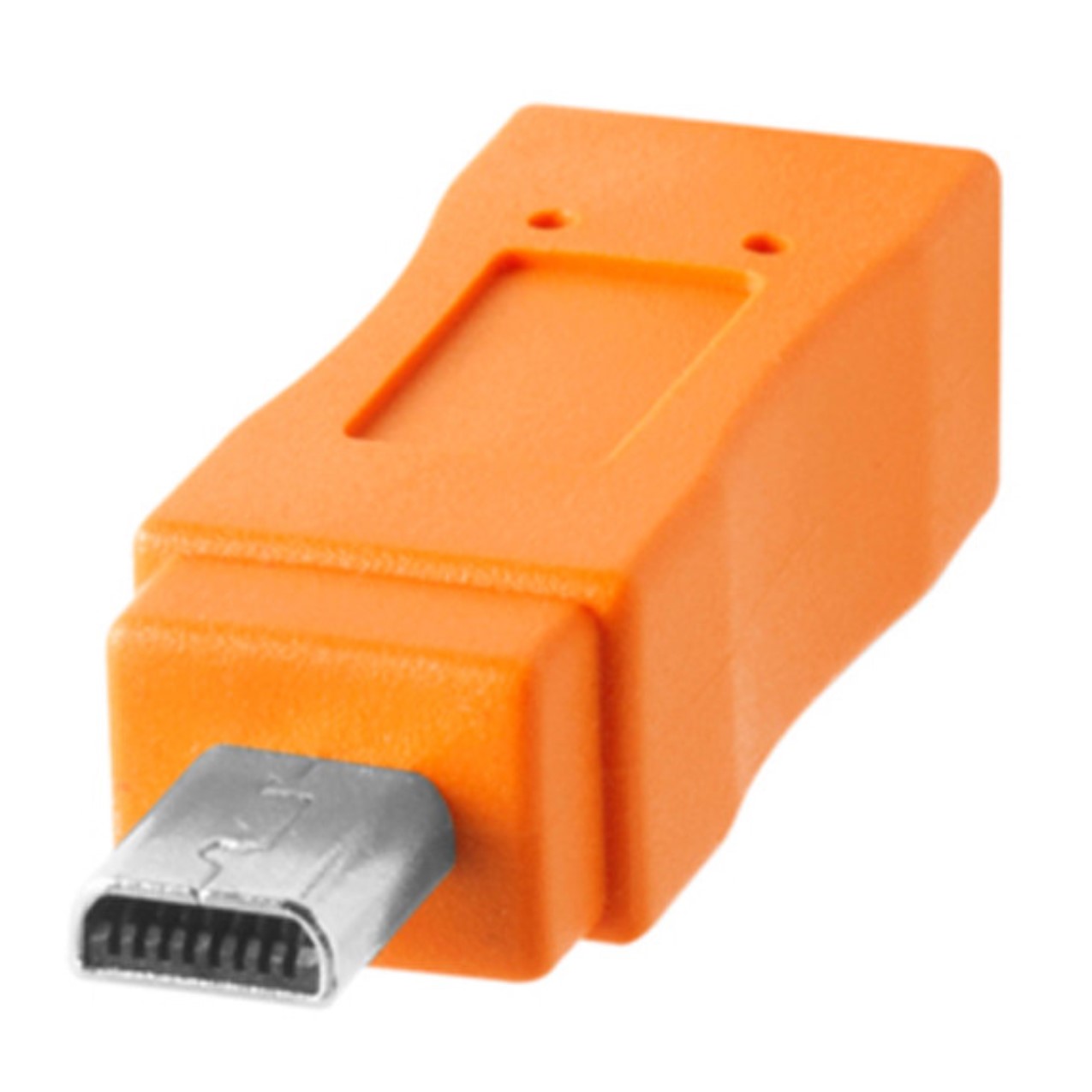 Tetherpro Usb Type-C Male To 8-Pin Mini-Usb 2.0 Type-B Male Cable (15', Orange)