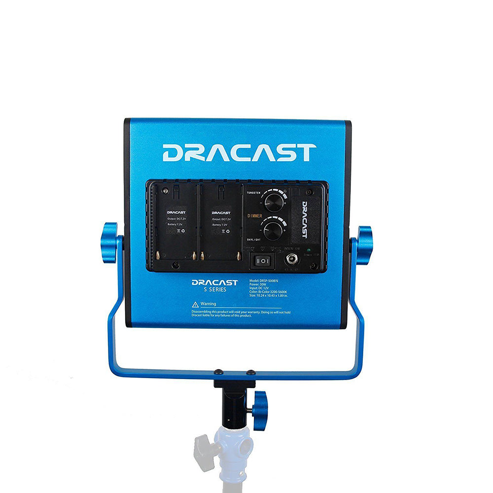 Dracast S-Series LED500 Bi-Color 3 Light Kit with V-Mount Battery Plates