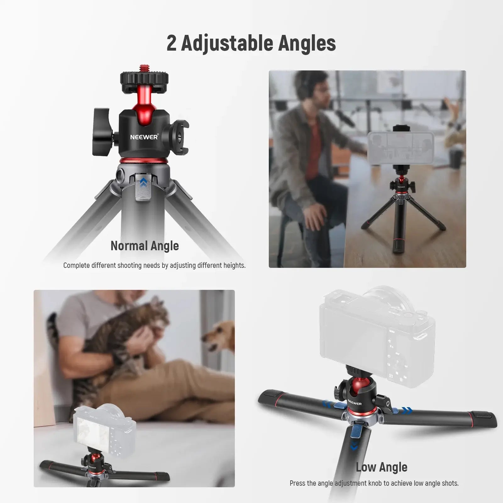 NEEWER ST-DT24V 7.9'' Desktop Mini Tripod