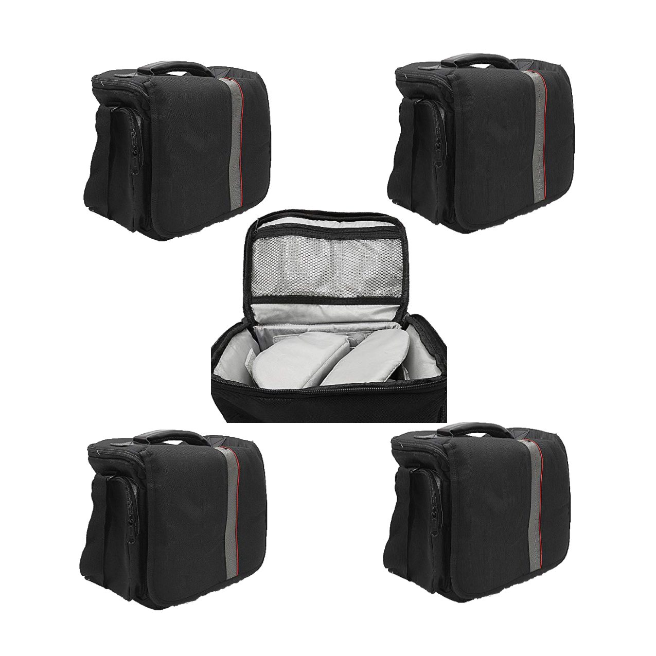 Waterproof Anti-Shock Dslr Camera Bag For Canon, Nikon, Samsung, And Sony Camera Bag -9003 Pack Of 5Pcs