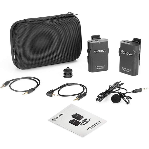 BOYA BY-WM4 Mark II Portable 2.4G Wireless Microphone System TX-RX