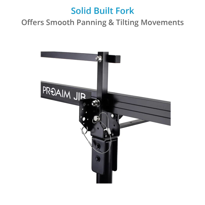 Proaim 9FT Camera Jib with Pan/Tilt Head Stand