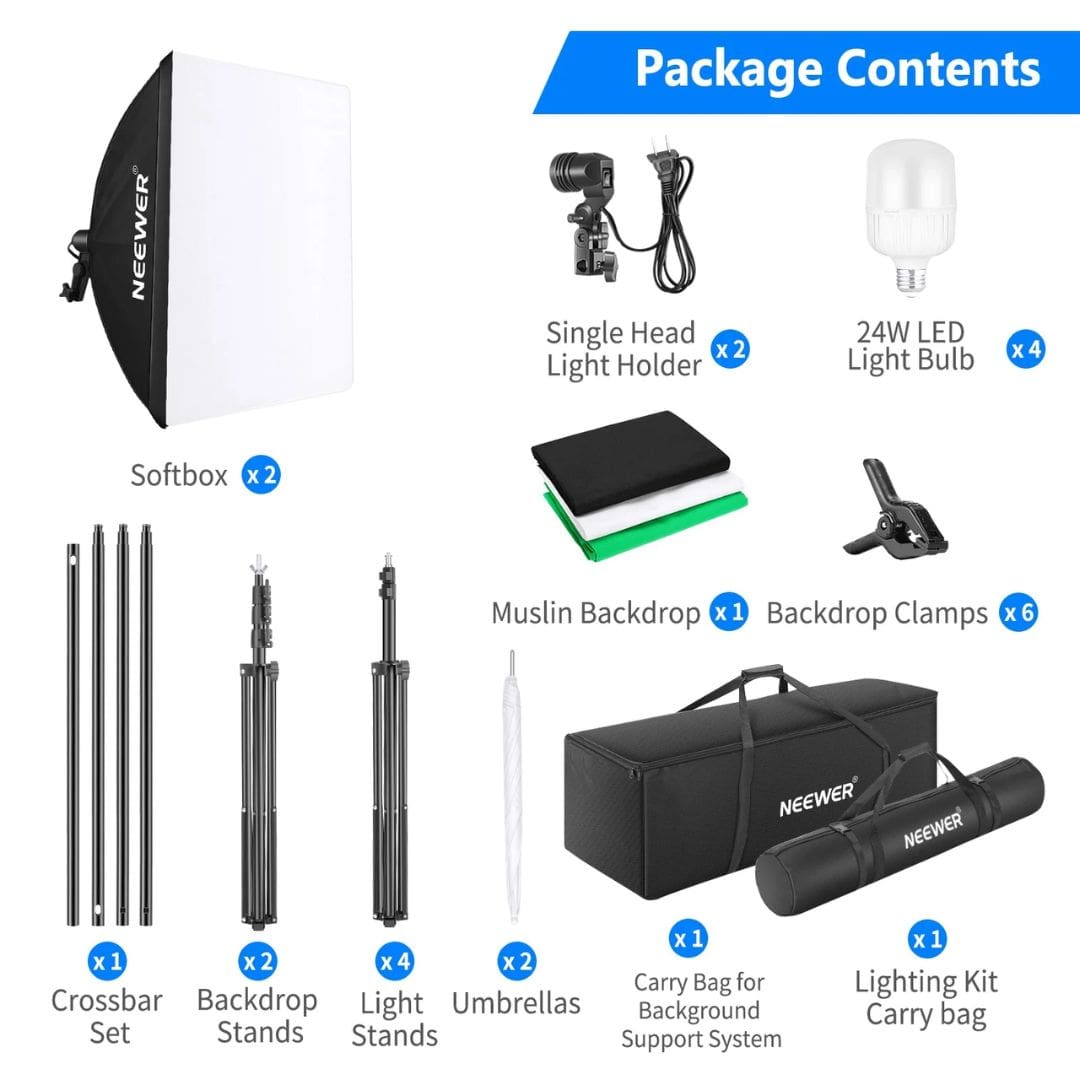 NEEWER 24W LED Background Lighting Kit (UK)