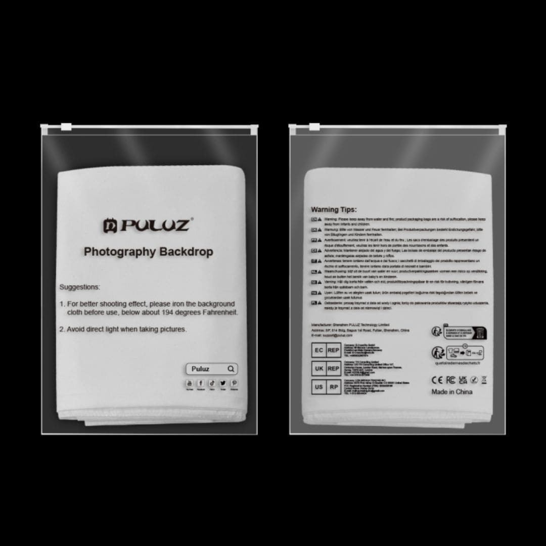Puluz 3m x 2m Photography Background Thickness Photo Studio Background Cloth Backdrop (White) PU5214W