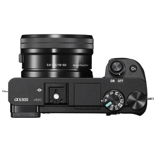 Sony Alpha A6300 Mirrorless Digital Camera With 16-50Mm Lens (Black)