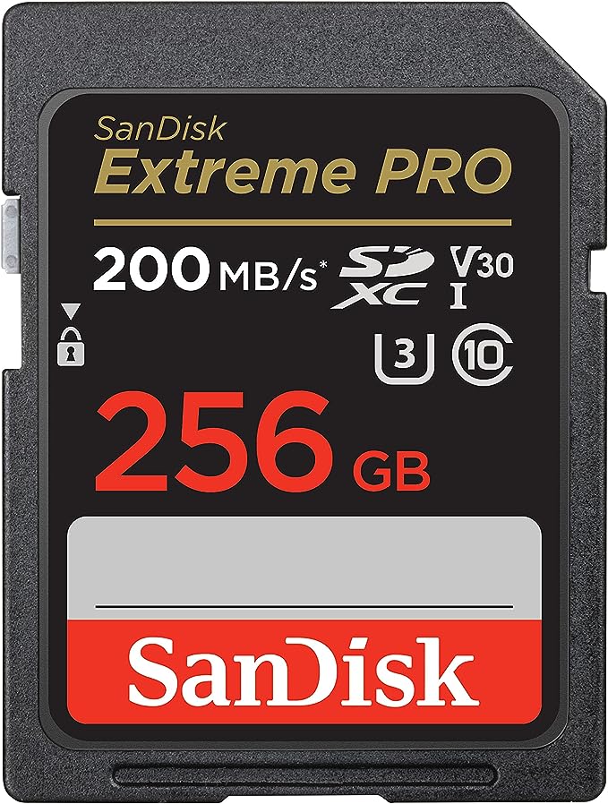 SANDISK EXTREME PRO SDXC UHS-I 256GB 200MB/S SDSDXXD-256G-GN4IN