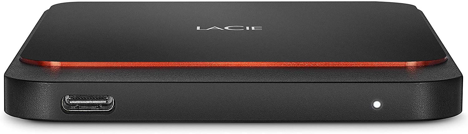 LaCie STHK500800 Portable SSD External Hard Drive - 500 GB, Anthracite