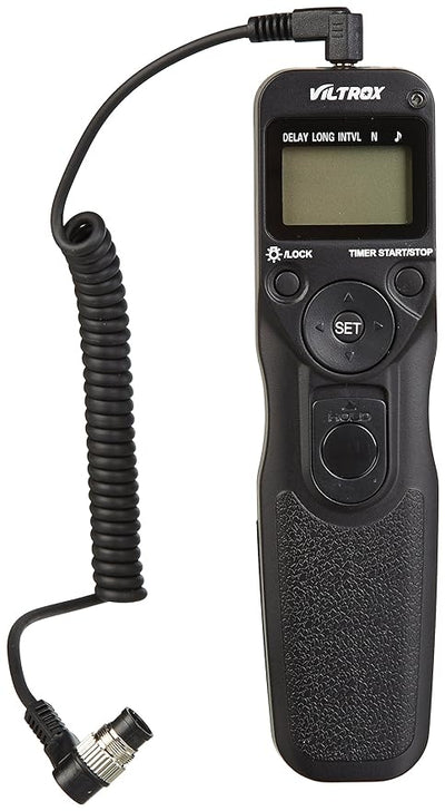 VILTROX Digital Timer Remote Controller -MC-N1,Nikon: D1, D2, D3, D4 Series, D200, D300, D300s, D700, D800, D800E