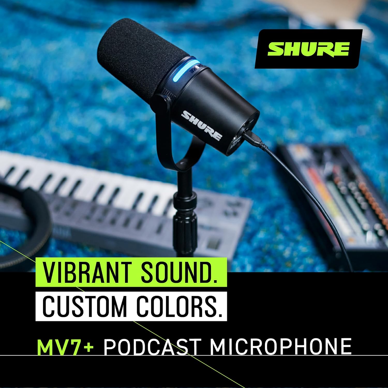 Shure MV7+ Podcast XLR/USB Microphone