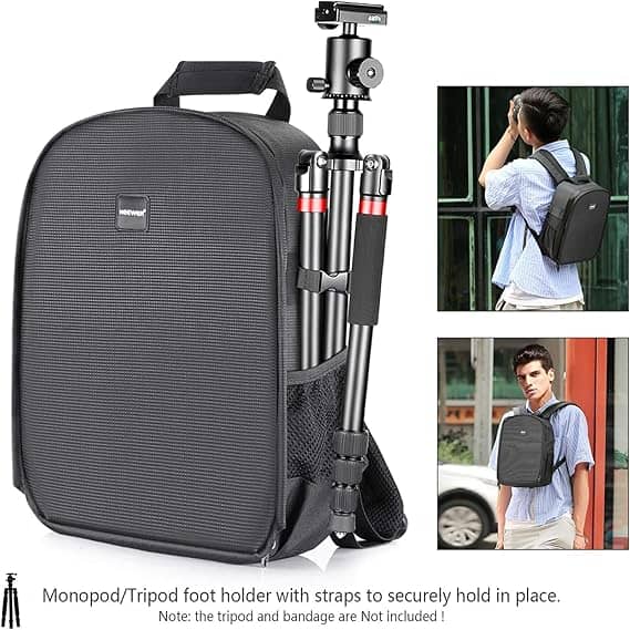 Neewer Multi-Function Backpack for Cameras and Accessories (Gray Interior)