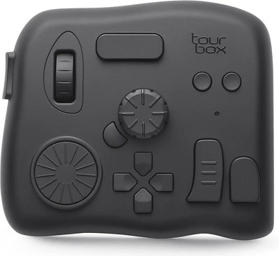Tourbox Elite, Video Photo Editing Controller, Bluetooth 5.0 Customized Shortcut Keyboard - Black