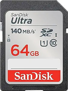 SANDISK ULTRA SDXC UHS-I 64GB 140MB/S SDSDUNB-064G-GN6IN