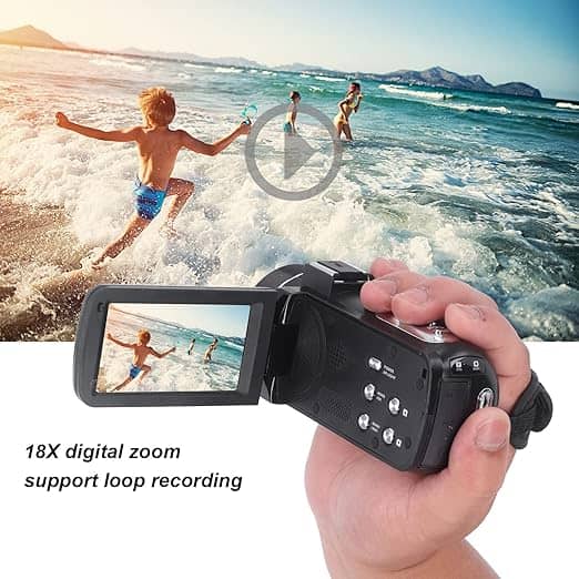Promage 4K Ultra HD 18x Zoom Camcorder