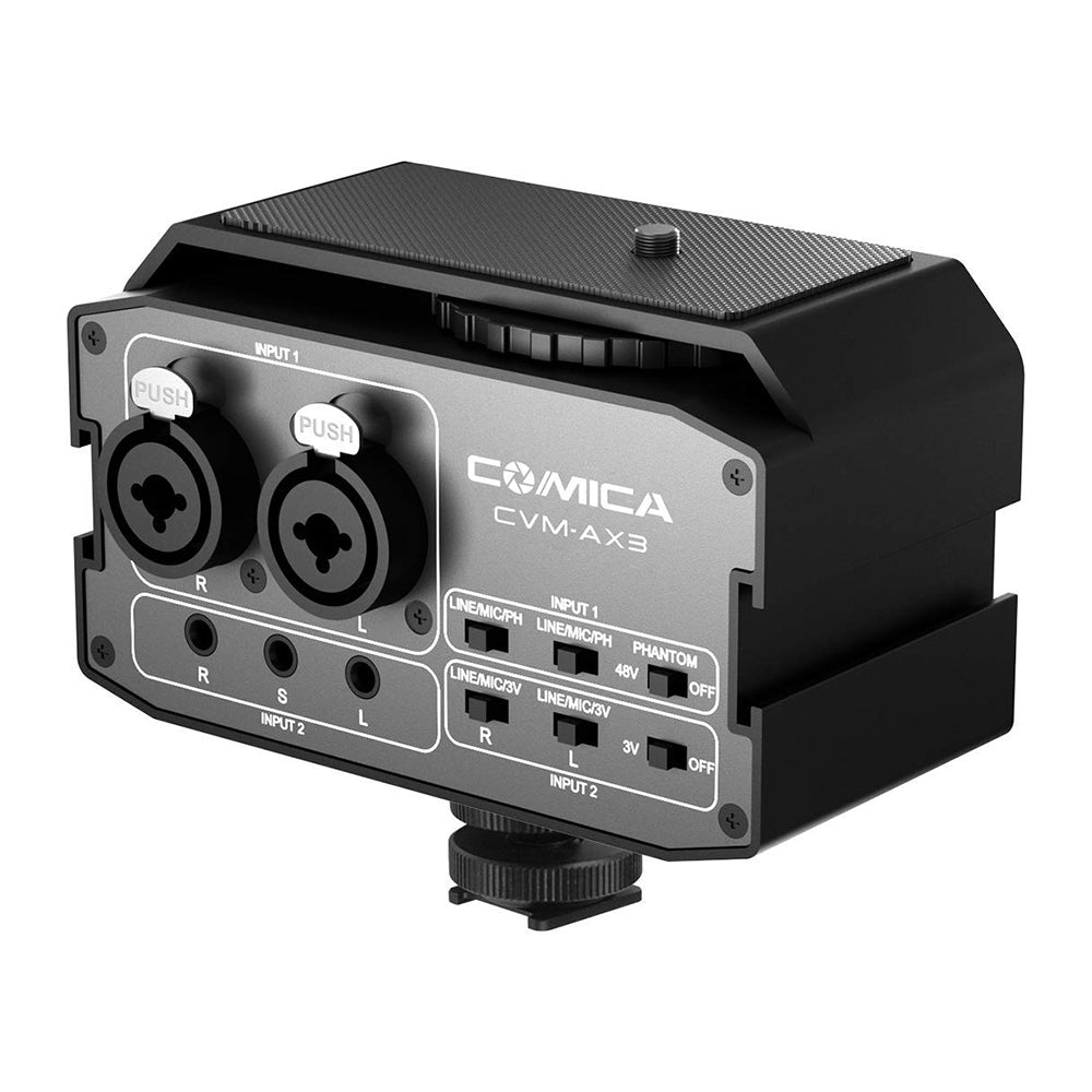 Comica Audio CVM-AX3 Dual-Channel Audio Mixer for DSLRs