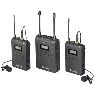 BOYA Dual-Channel Wireless Lavalier Microphone System BY-WM8-II