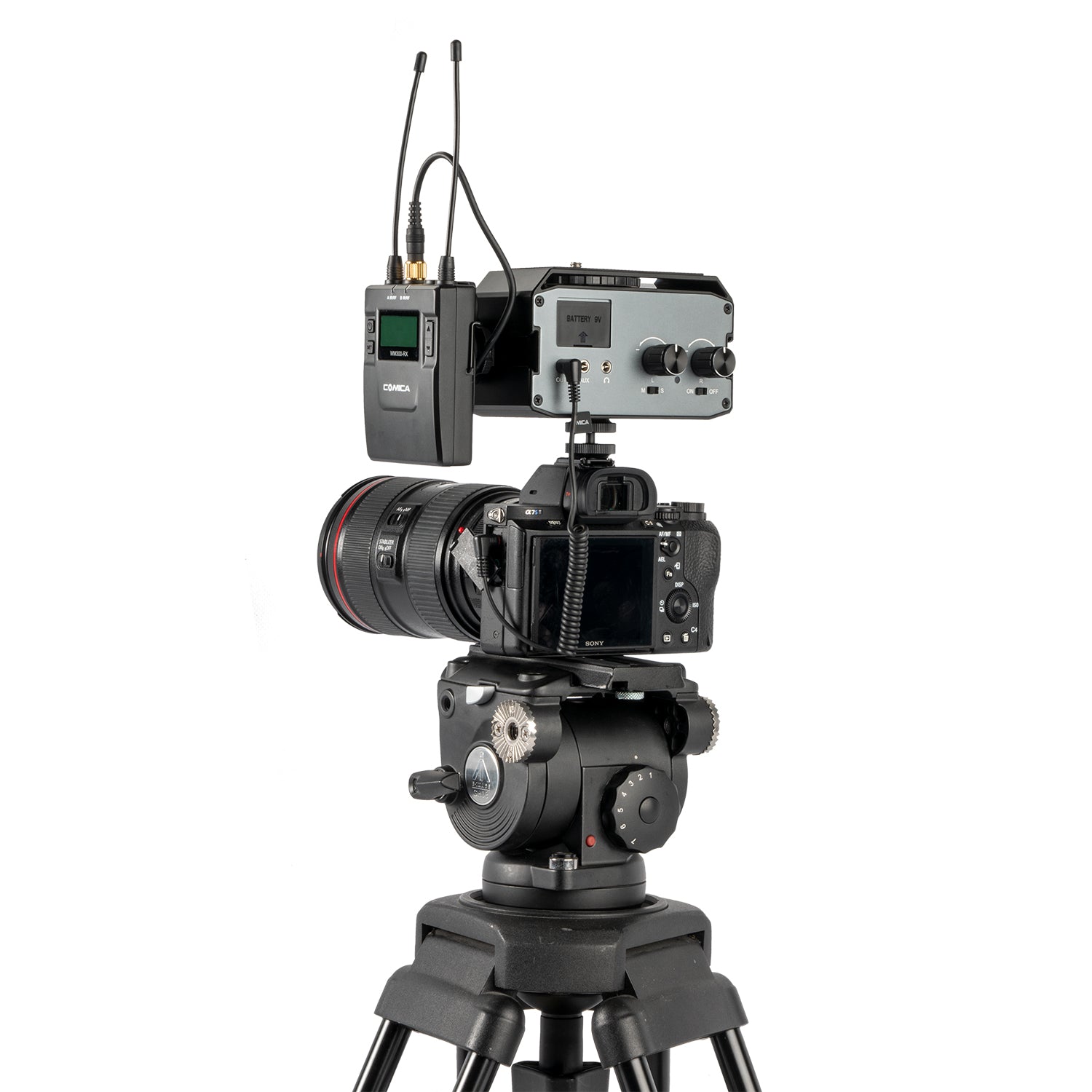 Comica Audio CVM-AX3 Dual-Channel Audio Mixer for DSLRs