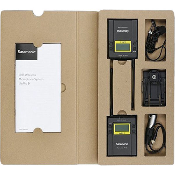 Saramonic UwMic9 2-Person Camera-Mount Wireless Omni Lavalier Microphone System