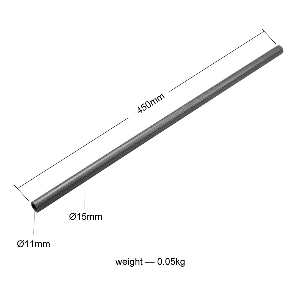 SmallRig 15mm Carbon Fiber Rod - 45cm 18 inch (2pcs) 871