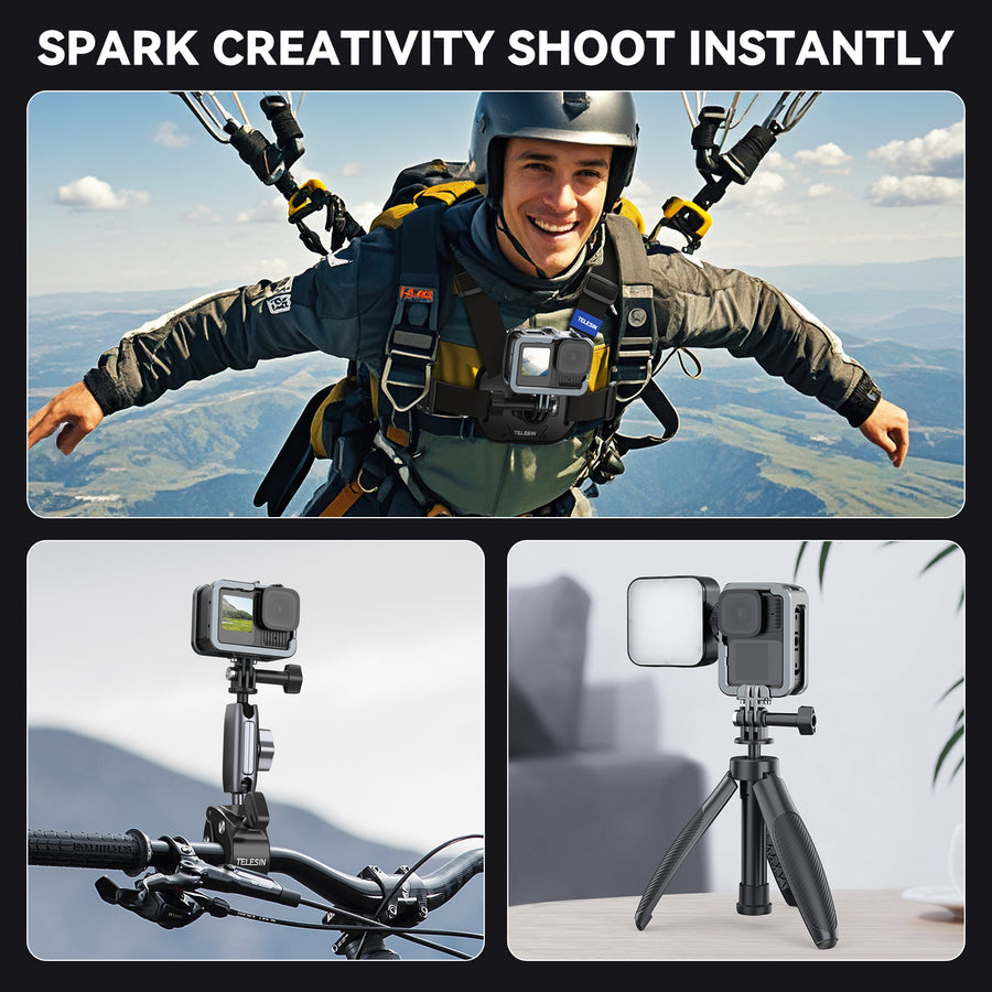 TELESIN Full Cage Protection for Gopro Hero 13-9