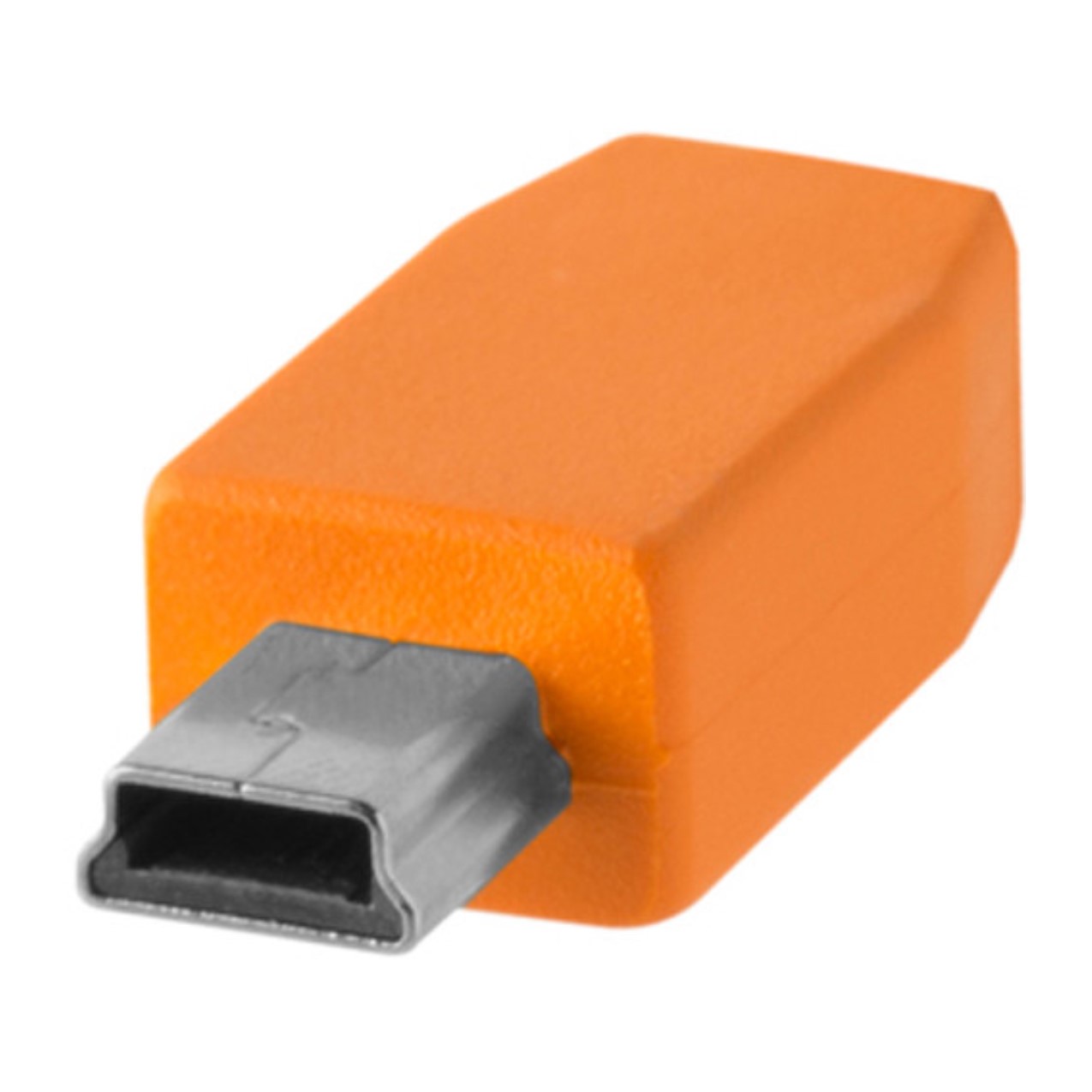 Tetherpro Usb Type-C Male To 5-Pin Mini-Usb 2.0 Type-B Male Cable (15', Orange)