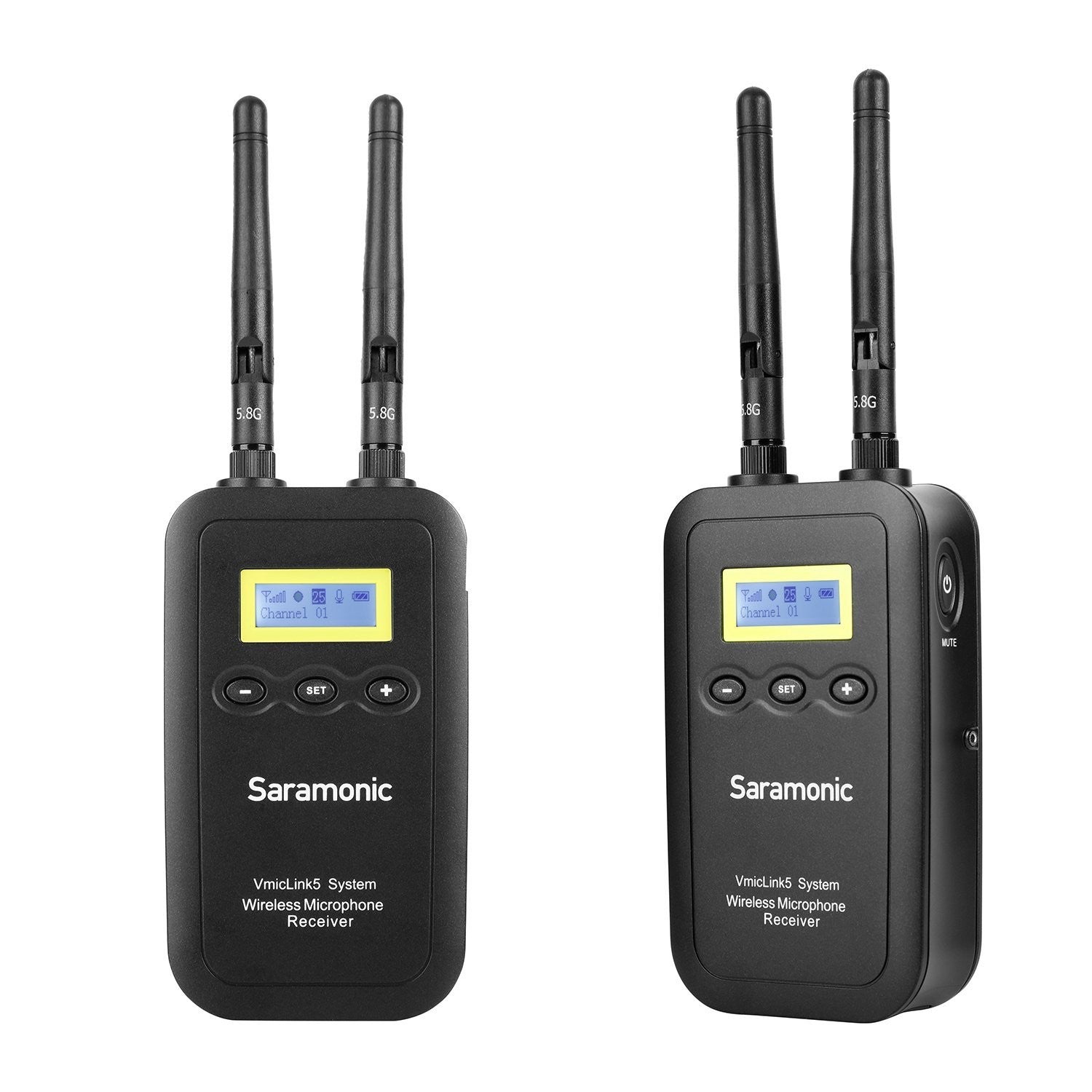 Saramonic VmicLink5 5.8 GHz SHF Wireless Lavalier System and Receiver